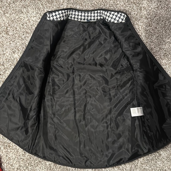 Karen Scott Sport Women’s Quilted Lightweight Vest Black/White Houndstooth - Picture 5 of 7